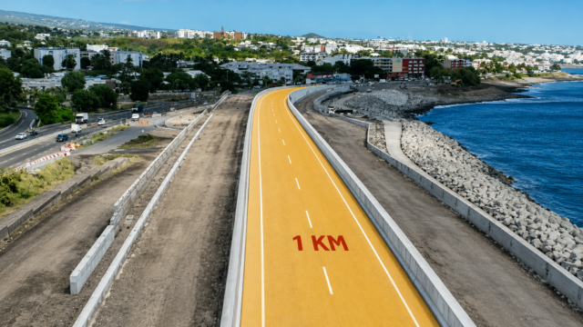 Nouvelle Route du Littoral : 1,6 km supplémentaires ouverts à la circulation dès le 22 août