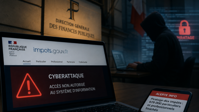 Piratage des impôts : les données de 678 000 particuliers et professionnels dérobées