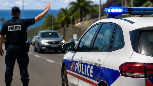 Voiture volée, refus d&rsquo;obtempérer et course-poursuite : trois policiers blessés
