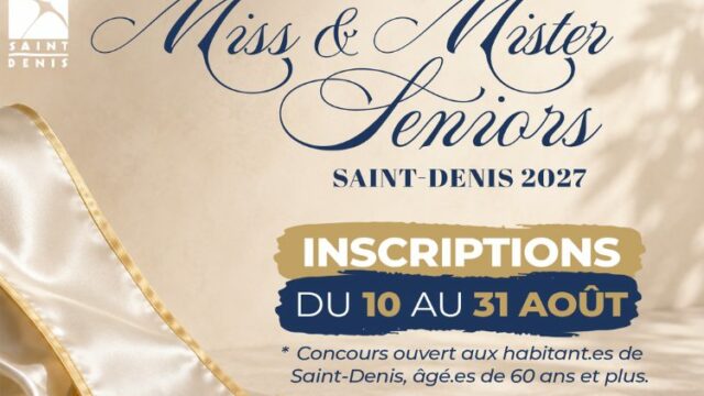 Inscriptions Miss et Mister Senior 2027